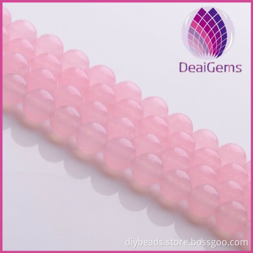 Wholesale 6mm round pink jasper bead